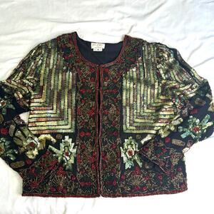 Tan-Chho Vintage 80's Multi-Colored Sequin Jacket